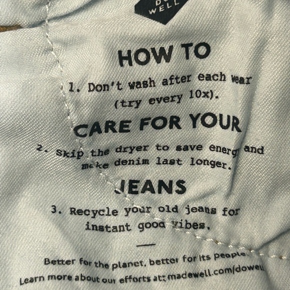 Madewell Women’s 9” Mid Rise Skinny Crop Button Fly Jeans - Picture 7 of 12